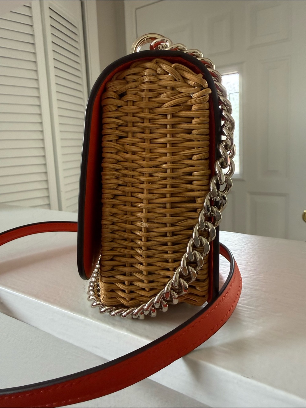 kate spade wicker nicola twistlock bag - Picture 5 of 8